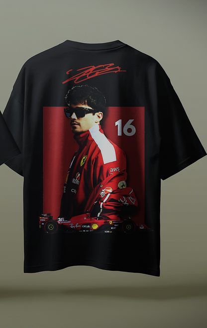 Charles Leclerc F1 Ferrari Graphic T-Shirt - Scuderia Racing Tee