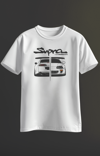 Supra Legend Graphic Tee – JDM Car Enthusiast Streetwear